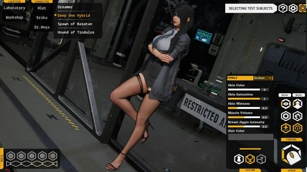 【硬核测评】克苏鲁禁忌之恋！《Fallen Doll》V.49后宫模式实测：VR+全汉化+服装解锁攻略